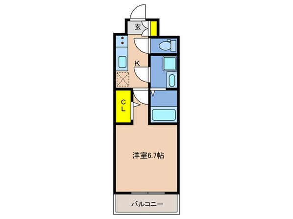 アドバンス神戸マーレの物件間取画像